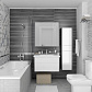 Бордюр метал. серебро глянцевое 2,9х75_5
